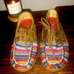 Twisted X women’s serape driving moc